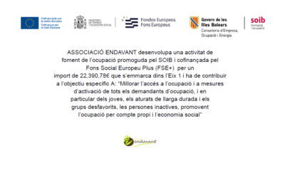 Convocatòria de subvencions SOIB Oportunitats d’Ocupació per a la Dona 2025-2028